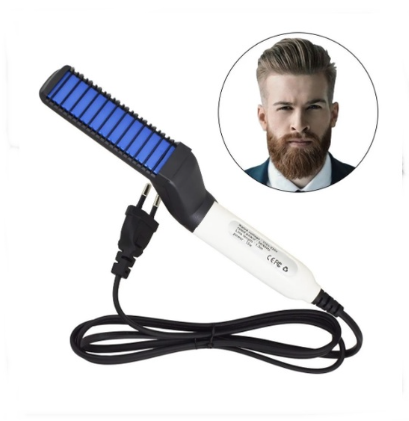 Peigne électrique pour barbe et cheveux pour hommes